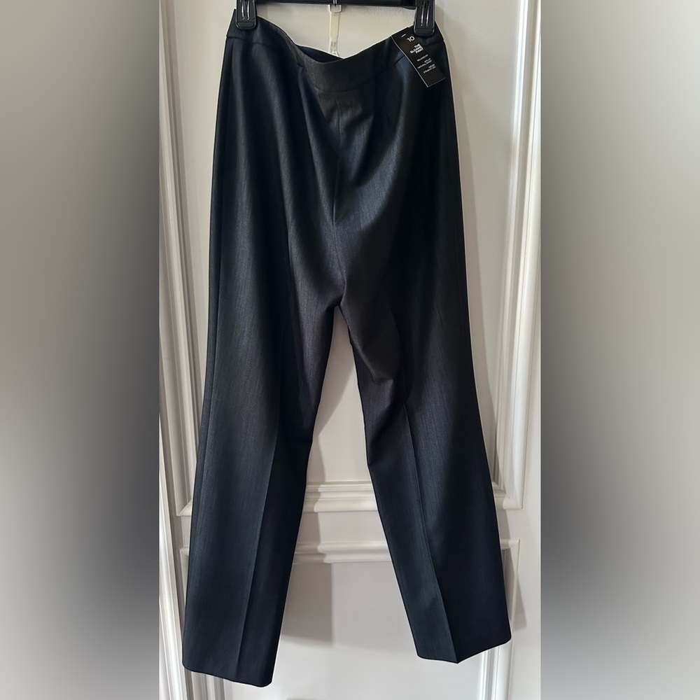 NWT Jones New York Sloane Pant in Navy Blend - Size 10 (orig $99)